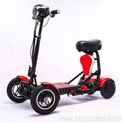 Folding Electric Mobility Scooter 4 Wheel Mobility Scooter